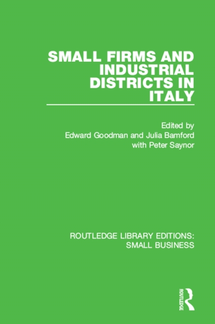 Small Firms and Industrial Districts in Italy, EPUB eBook