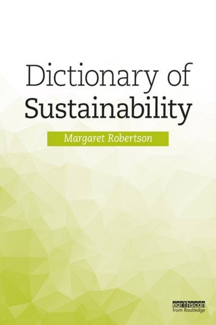 Dictionary of Sustainability, PDF eBook