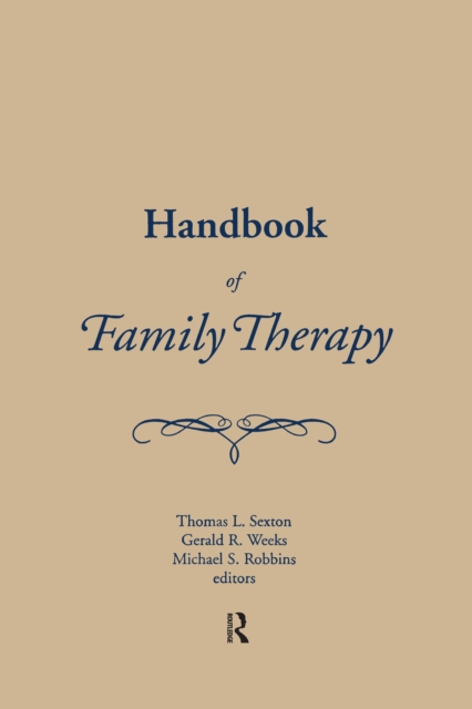 Handbook of Family Therapy : The Science and Practice of Working with Families and Couples, EPUB eBook