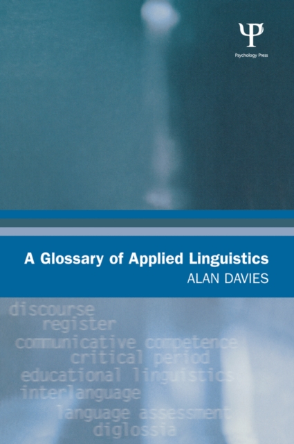 A Glossary of Applied Linguistics, EPUB eBook