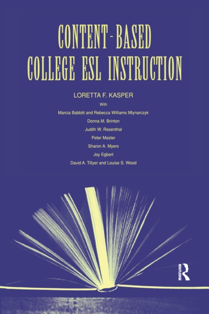 Content-Based College ESL Instruction, EPUB eBook
