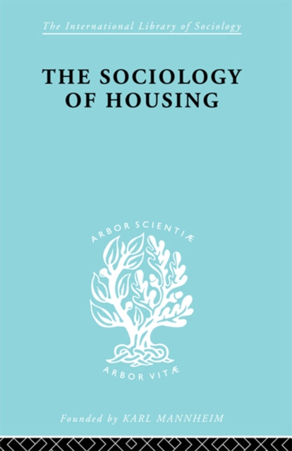 Sociology Of Housing   Ils 194, PDF eBook