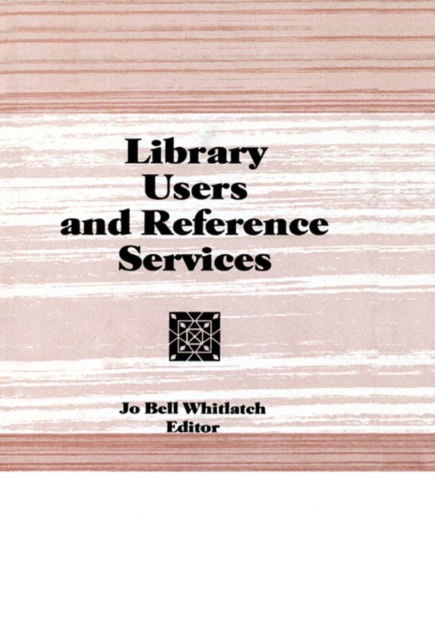 Library Users and Reference Services, PDF eBook