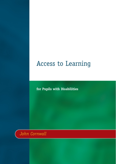Access to Learning for Pupils with Disabilities, PDF eBook