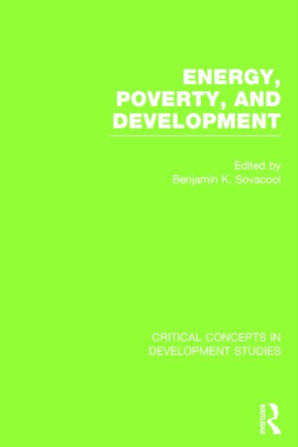 Energy, Poverty, and Development, Multiple-component retail product Book