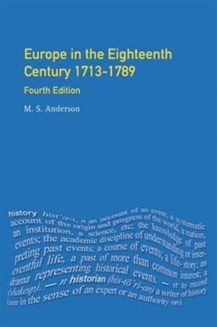 Europe in the Eighteenth Century 1713-1789, Hardback Book
