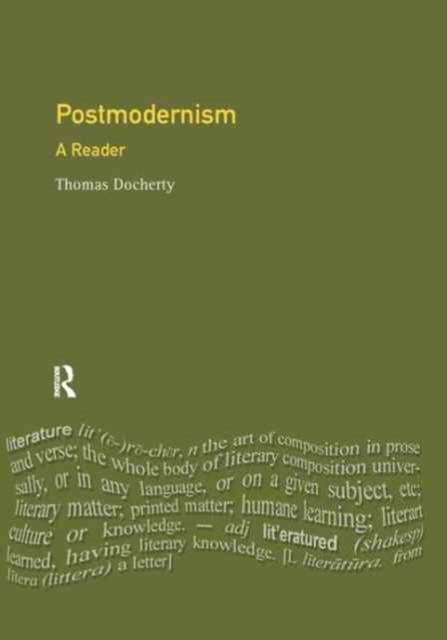 Postmodernism : A Reader, Hardback Book