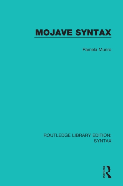 Mojave Syntax, Paperback / softback Book