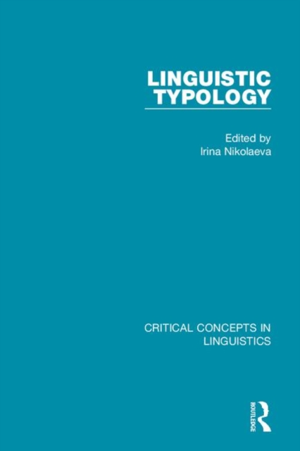 Linguistic Typology, Mixed media product Book
