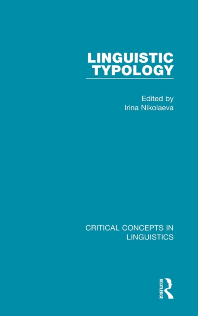 Linguistic Typology, Hardback Book