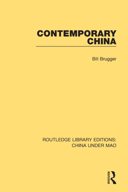 Contemporary China, Paperback / softback Book