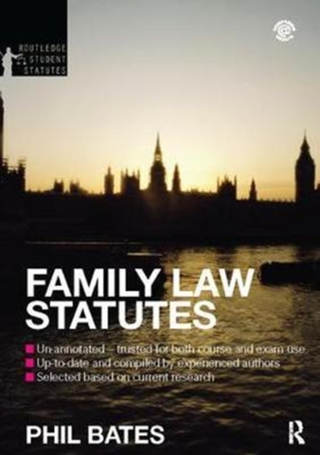 Family Law Statutes, Hardback Book