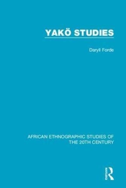 Yako Studies, Hardback Book