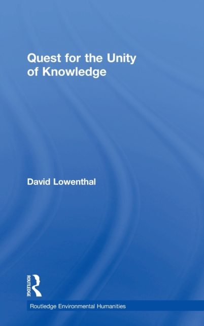 Quest for the Unity of Knowledge, Hardback Book