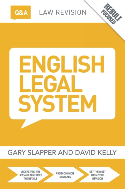 Q&A English Legal System, Paperback / softback Book