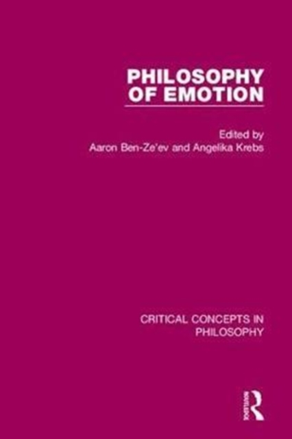 Philosophy of Emotion, Mixed media product Book