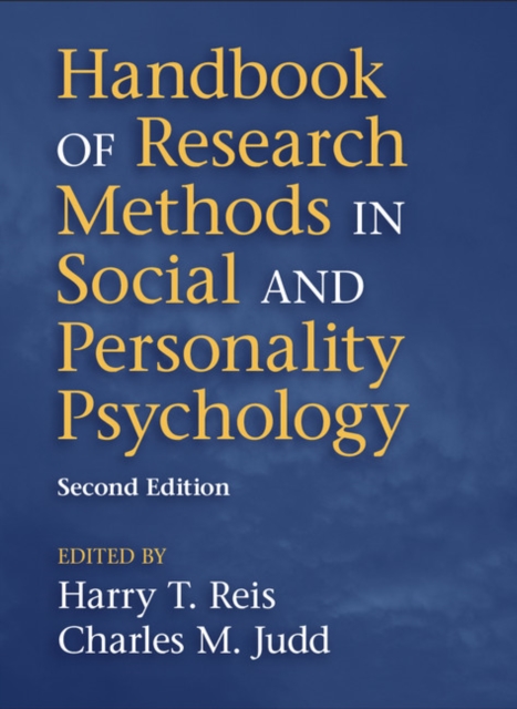 Handbook of Research Methods in Social and Personality Psychology, PDF eBook