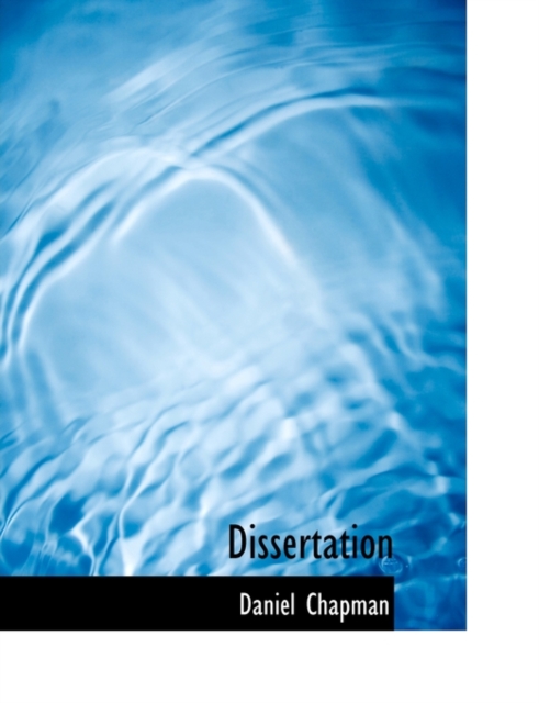 Dissertation, Paperback / softback Book