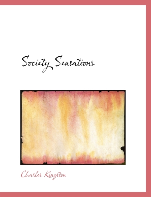 Society Sensations, Paperback / softback Book