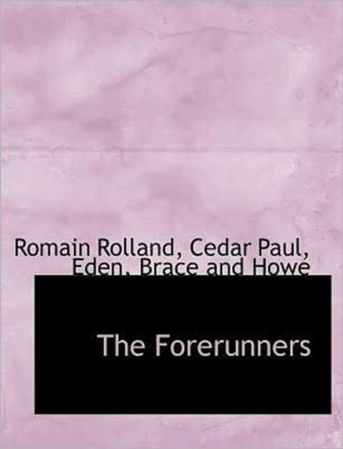 The Forerunners, Paperback / softback Book