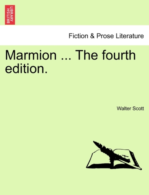 Marmion ... the Fourth Edition., Paperback / softback Book
