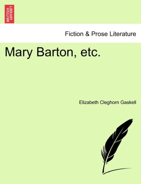 Mary Barton, Etc., Paperback / softback Book