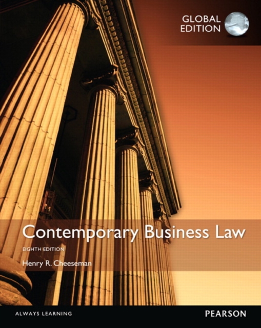 Contemporary Business Law, Global Edition, Paperback / softback Book