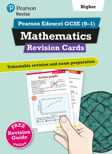 Pearson REVISE Edexcel GCSE Maths Higher Revision Cards (with free online Revision Guide) - 2023 and 2024 exams, Multiple-component retail product Book