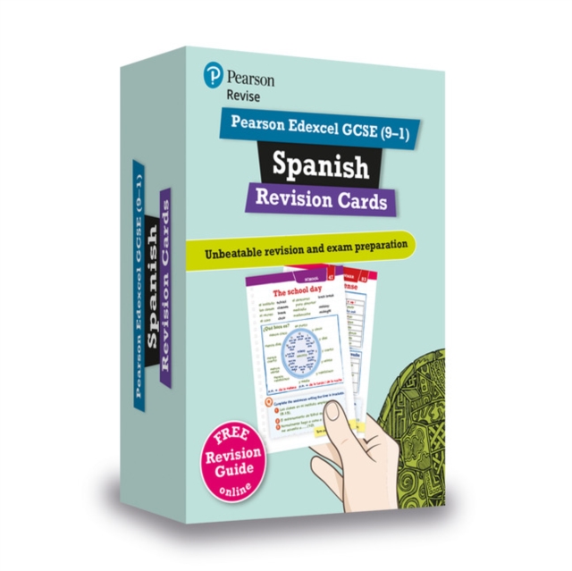 Pearson REVISE Edexcel GCSE Spanish Revision Cards (with free online Revision Guide): For 2024 and 2025 assessments and exams (Revise Edexcel GCSE Modern Languages 16), Multiple-component retail product Book
