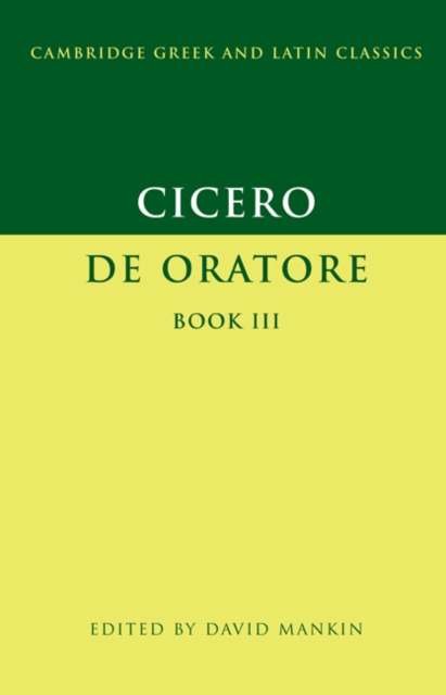 Cicero: De Oratore Book III, PDF eBook