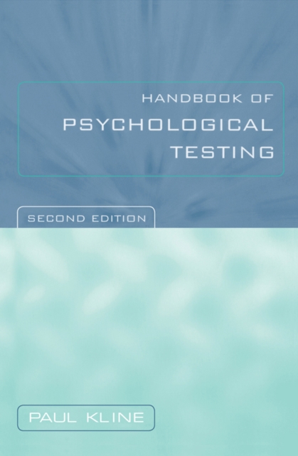 Handbook of Psychological Testing, EPUB eBook