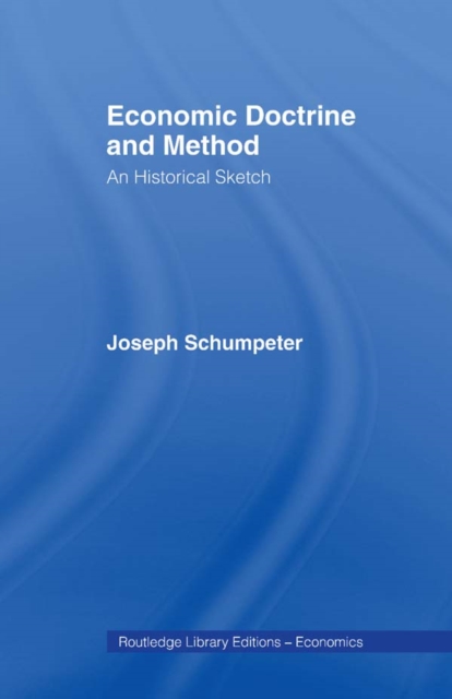Economic Doctrine and Method, PDF eBook