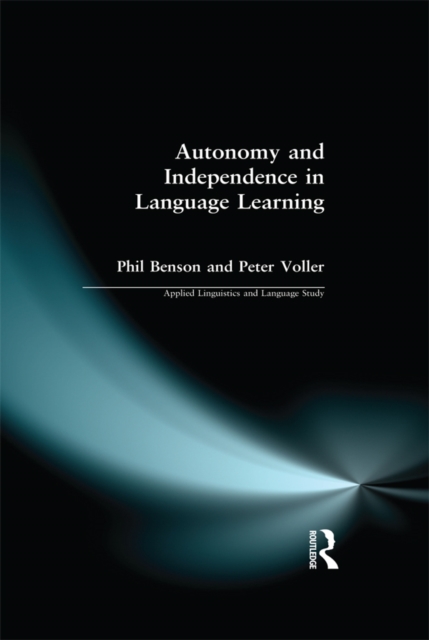 Autonomy and Independence in Language Learning, EPUB eBook