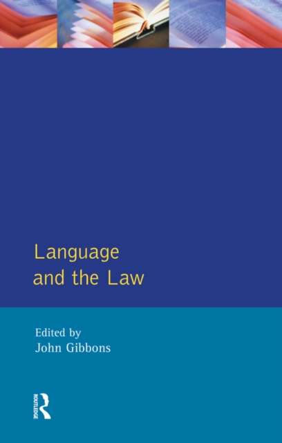 Language and the Law, EPUB eBook