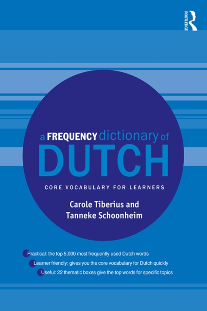 A Frequency Dictionary of Dutch : Core Vocabulary for Learners, PDF eBook
