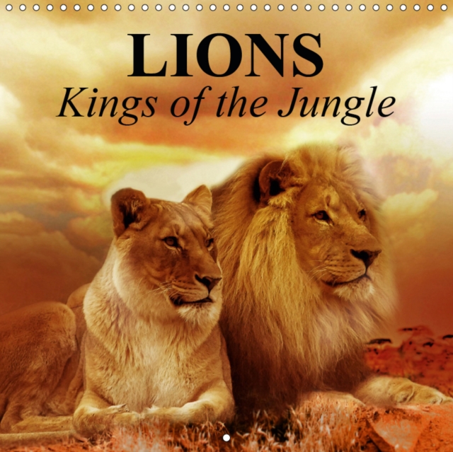 Lions Kings of the Jungle 2019 : The iconic predators from Africa, Calendar Book