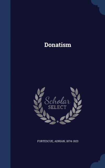 Donatism, Hardback Book