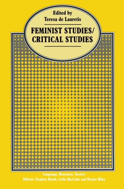 Feminist Studies/Critical Studies, PDF eBook
