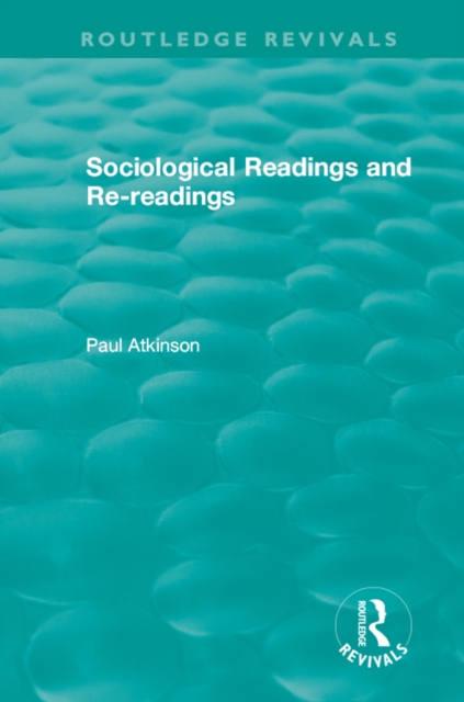 Sociological Readings and Re-readings (1996), PDF eBook