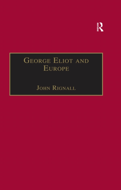 George Eliot and Europe, EPUB eBook