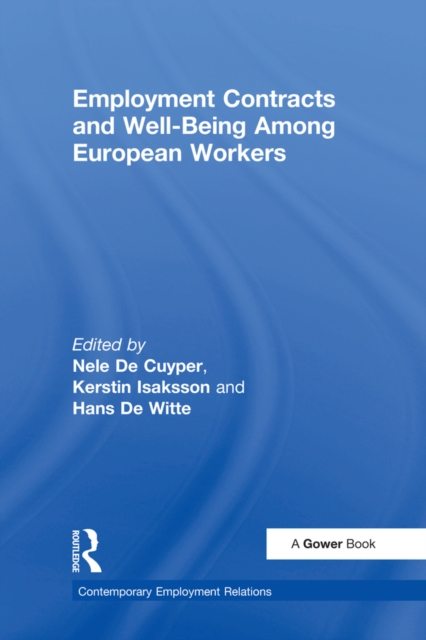 Employment Contracts and Well-Being Among European Workers, EPUB eBook
