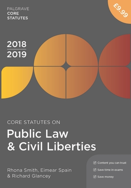 Core Statutes on Public Law & Civil Liberties 2018-19, Paperback / softback Book