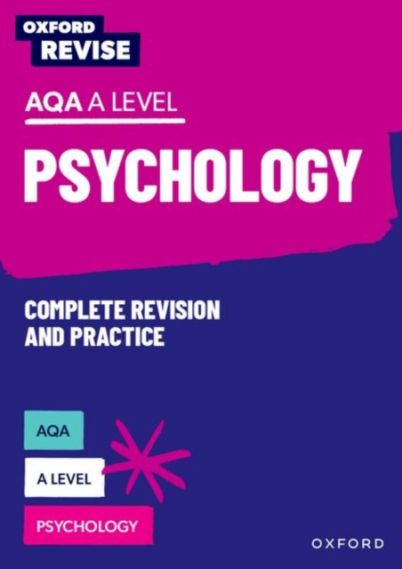 Oxford Revise: AQA A Level Psychology, Paperback / softback Book