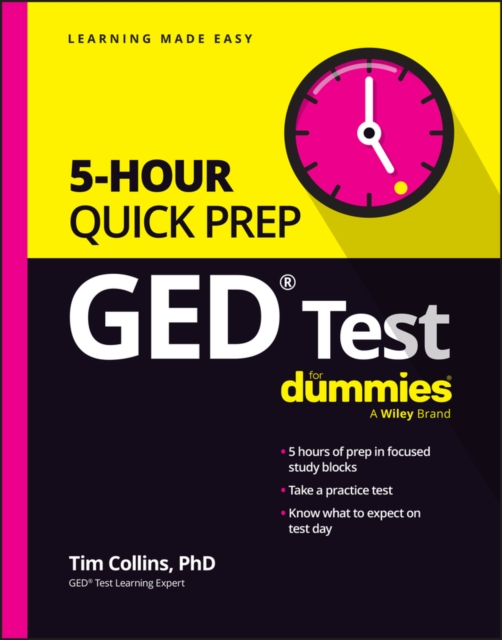 GED Test 5-Hour Quick Prep For Dummies, Paperback / softback Book