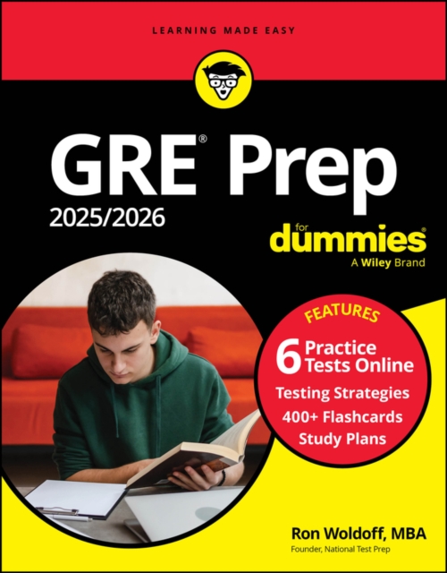 GRE Prep 2025/2026 For Dummies : Book + 6 Practice Tests + 400 Flashcards Online, EPUB eBook