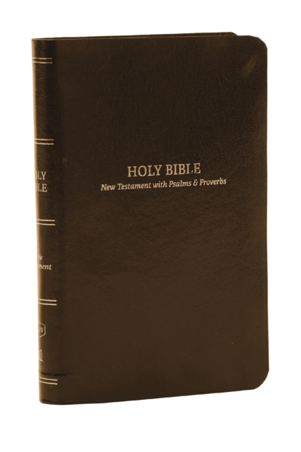 KJV Holy Bible: Pocket New Testament with Psalms and Proverbs, Brown Leatherflex, Red Letter, Comfort Print: King James Version, Paperback / softback Book
