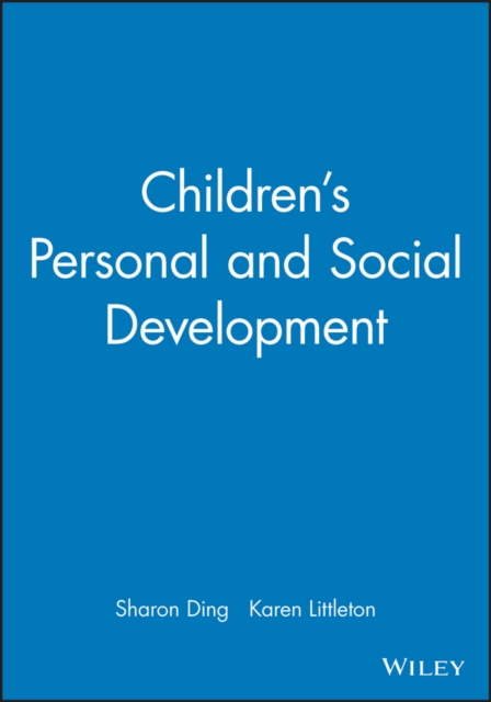 Children's Personal and Social Development, Paperback Book