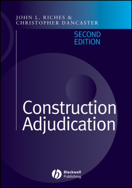 Construction Adjudication, PDF eBook