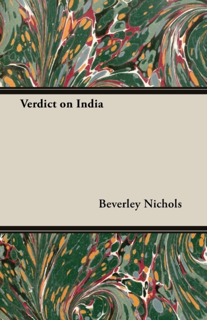 Verdict On India, Paperback / softback Book