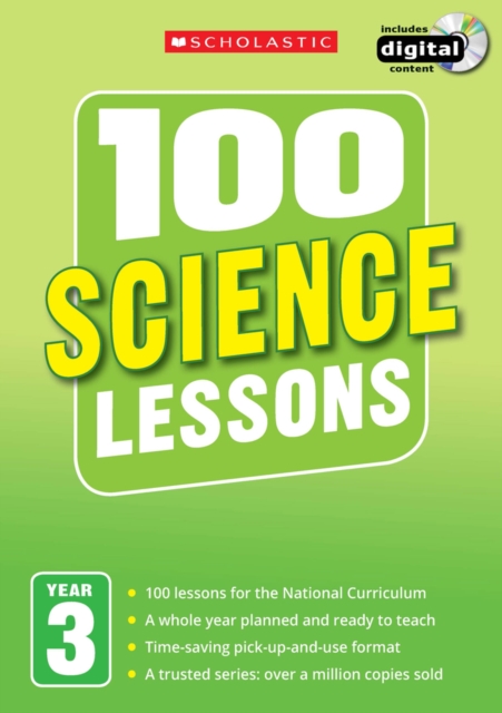 100 Science Lessons: Year 3, Multiple-component retail product, part(s) enclose Book